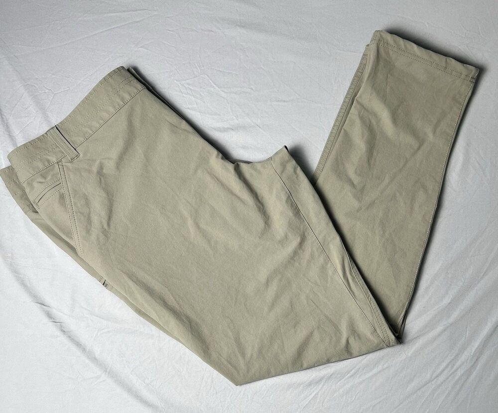 Kuhl Resistor Mens 40x34 Chino Khaki Brown Hiking Casual Cargo Pant Utility